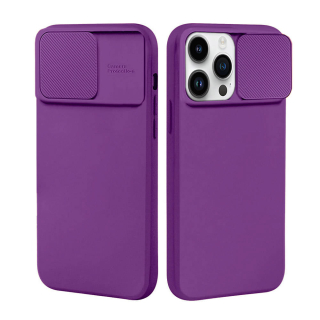 Kryt Xiaomi Redmi 12C s krytem fotoaparátu - tmavě fialový