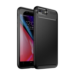 Kryt iPhone 7 / 8 / SE 2 / SE 3 case Armored Shockproof Carbon Fiber black