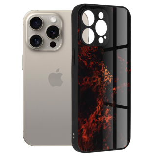 Pouzdro iPhone 15 Pro Max Techsuit - Glaze Series, Red Nebula