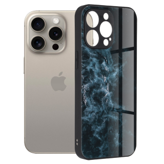 Pouzdro iPhone 15 Pro Max Techsuit - Glaze Series, Blue Nebula