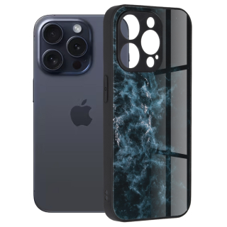 Pouzdro iPhone 15 Pro Techsuit - Glaze Series, Blue Nebula