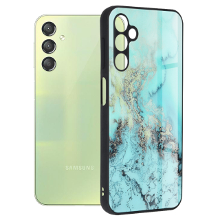 Pouzdro Samsung Galaxy A24 Techsuit - Glaze Series, Blue Ocean