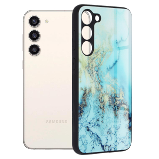Pouzdro Samsung Galaxy S23 Plus Techsuit - Glaze Series, Blue Ocean