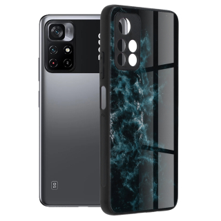 Pouzdro Xiaomi Redmi Note 11 5G / Redmi Note 11s 5G / Poco M4 Pro 5G Techsuit - Glaze Series, Blue Nebula