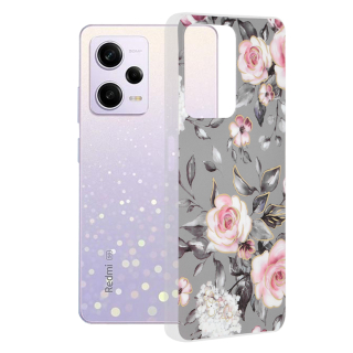 Kryt Xiaomi Redmi Note 12 Pro / Poco X5 Pro 5G Techsuit - Marble Series - Bloom of Ruth Gray