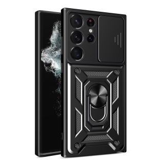 Kryt Samsung Galaxy S22 Ultra 5G Techsuit CamShield Pro černý