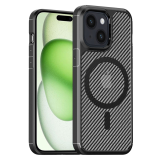 Kryt iPhone 15 Plus, Techsuit - CarbonFuse MagSafe