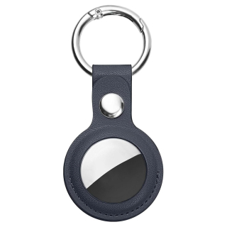 Pouzdro pro APPLE AIRTAG Techsuit (SLH1), kožené modré