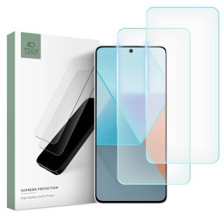 Tvrzené sklo Xiaomi Redmi Note 13 4G / 5G / Redmi Note 13 Pro 4G / 5G Tech-Protect Supreme Set (2 ks sklo) čiré