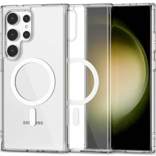 Kryt Samsung Galaxy S24 Ultra Tech-Protect FlexAir Hybrid MagSafe transparentní