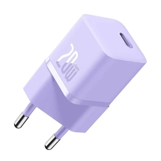 Nabíječka do sítě Baseus GaN5 20 W fialová