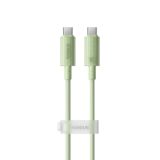 Datový kabel Baseus (P10360202631-00) - Type-C to USB-C, Super Fast Charge, 100W, 480Mbps, 1m - zelený
