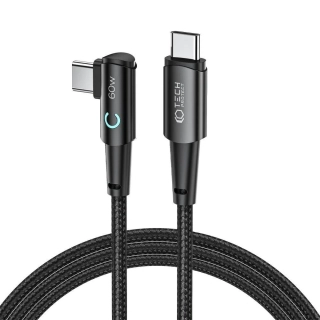 Datový kabel Tech-Protect Ultraboost "L" USB-C na USB-C, 6A PD60W 2m černý