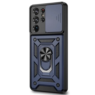 Kryt Samsung Galaxy S22 Ultra 5G Techsuit CamShield Pro modrý