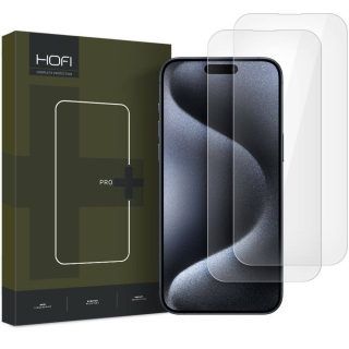Tvrzené sklo 5D iPhone 16 Plus HOFI Glass Pro+, 2 kusy, čiré
