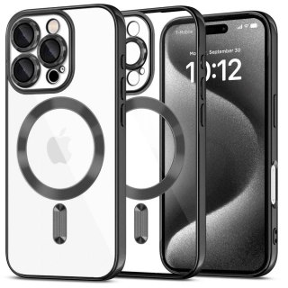 Kryt iPhone 16 Pro Tech-Protect MagFlex MagSafe Shiny černé