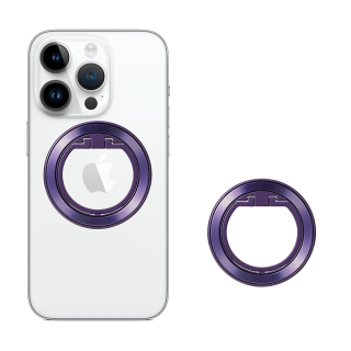 Ring Holder - MagSafe Techsuit (MPR2), hliníková slitina – fialový