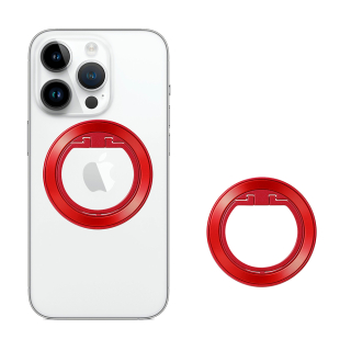 Ring Holder - MagSafe Techsuit (MPR2), hliníková slitina – červený