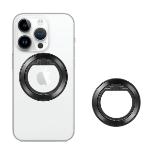 Ring Holder - MagSafe Techsuit (MPR2), hliníková slitina – černý