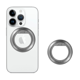 Ring Holder - MagSafe Techsuit (MPR2), hliníková slitina – stříbrný