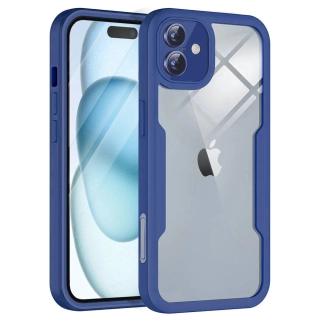 Pouzdro iPhone 16 Plus Techsuit - ColorVerse 360 Series + ochrana obrazovky, modré