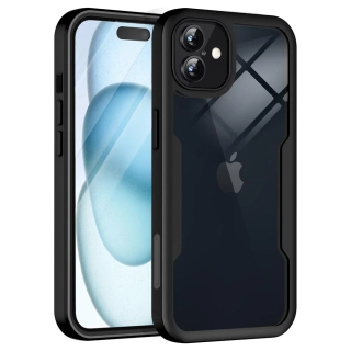 Pouzdro iPhone 16 Techsuit - ColorVerse 360 Series + ochrana obrazovky, černé