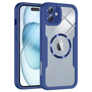 Pouzdro iPhone 16 Plus Techsuit - ColorVerse 360 MagSafe Series + ochrana obrazovky, modré