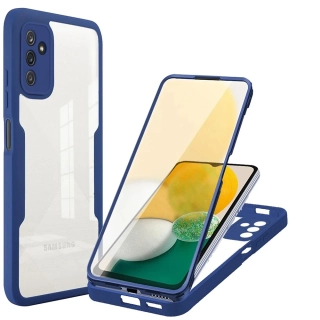 Pouzdro Samsung Galaxy A13 5G / A04s Techsuit - ColorVerse 360 Series + ochrana obrazovky, modré
