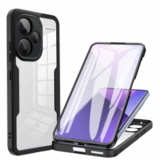 Pouzdro Xiaomi Poco F6 Pro Techsuit - ColorVerse 360 Series + ochrana obrazovky, černé