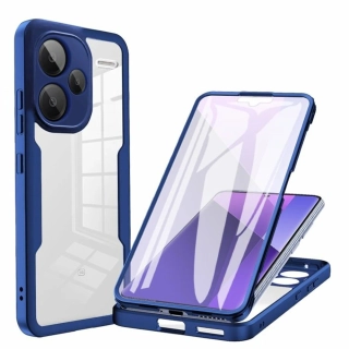 Pouzdro Xiaomi Redmi Note 13 Pro+ 5G Techsuit - ColorVerse 360 Series + ochrana obrazovky, modré