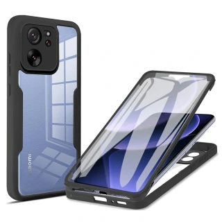 Pouzdro Xiaomi 13T / 13T Pro Techsuit - ColorVerse 360 Series + ochrana obrazovky, černé