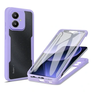 Pouzdro Xiaomi Redmi 13C 5G / Poco M6 Techsuit - ColorVerse 360 Series + ochrana obrazovky, fialové