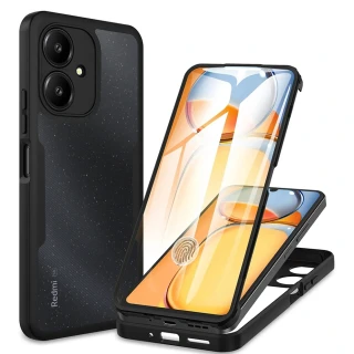 Pouzdro Xiaomi Redmi 13C 5G / Poco M6 Techsuit - ColorVerse 360 Series + ochrana obrazovky, černé