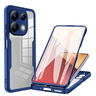 Pouzdro Xiaomi Redmi Note 13 5G Techsuit - ColorVerse 360 Series + ochrana obrazovky, modré