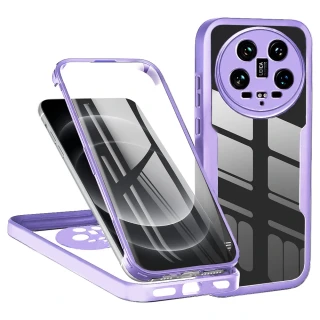 Pouzdro Xiaomi 14 Ultra Techsuit - ColorVerse 360 Series + ochrana obrazovky, fialové