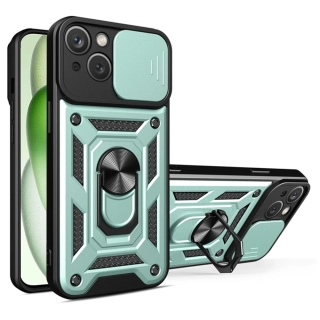 Kryt iPhone 15 , Techsuit CamShield Pro green