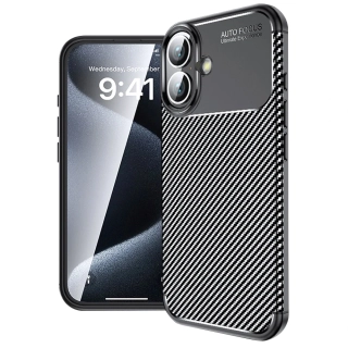 Kryt Xiaomi Redmi 13 / Poco M6 4G, Techsuit CarbonFiber černý