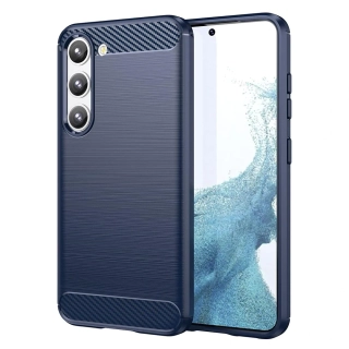 Kryt Samsung Galaxy S21 Plus 5G, Armored Carbon modrý