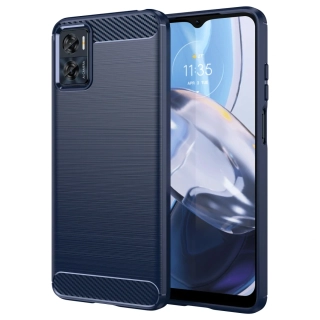 Kryt Motorola Moto E22 / E22i Armored Carbon modrý