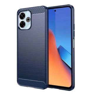 Kryt Xiaomi Redmi 13 / Poco M6 4G, Armored Carbon modrý