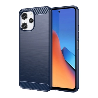 Kryt Xiaomi Redmi 12 4G / 5G, Armored Carbon modrý