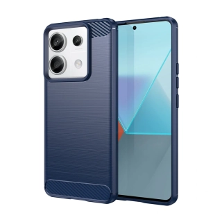 Kryt Xiaomi Redmi Note 13 Pro 5G / Poco X6, Armored Carbon modrý