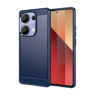 Kryt Xiaomi Redmi Note 13 Pro 4G / Poco M6 Pro 4G, Armored Carbon modrý