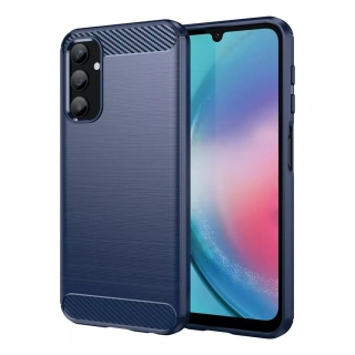 Kryt Samsung Galaxy A15 4G / 5G, Armored Carbon modrý