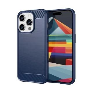 Kryt iPhone 15 Pro Armored Carbon modrý