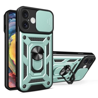 Kryt iPhone 16 Plus, Techsuit CamShield Pro green