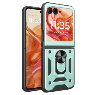 Kryt Motorola Razr 50 Techsuit CamShield Pro green