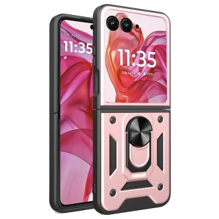Kryt Motorola Razr 50 Techsuit CamShield Pro rose gold