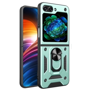 Kryt Samsung Galaxy Z Flip 5 Techsuit CamShield Pro green