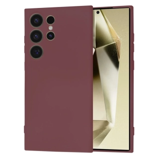Kryt Samsung Galaxy S24 Ultra Techsuit SoftFlex - plum red